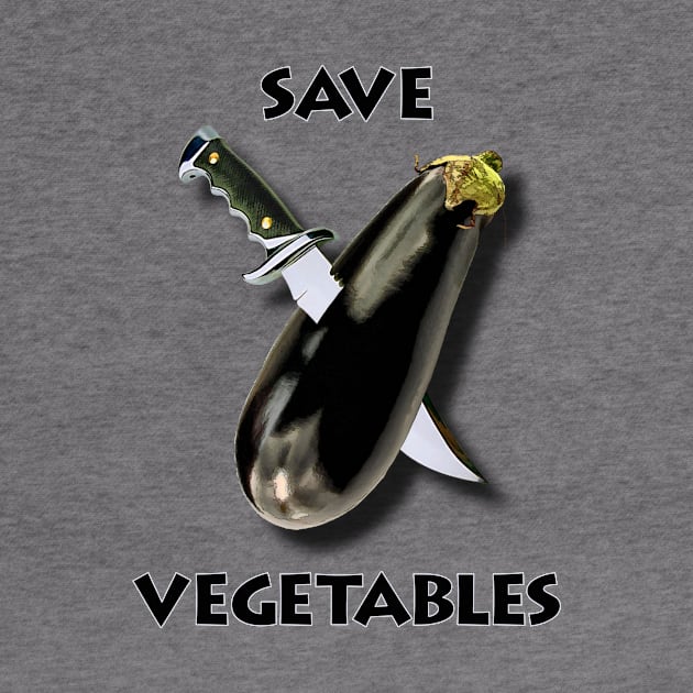 Save Vegetables Eggplant With Military Knife by HumusInPita